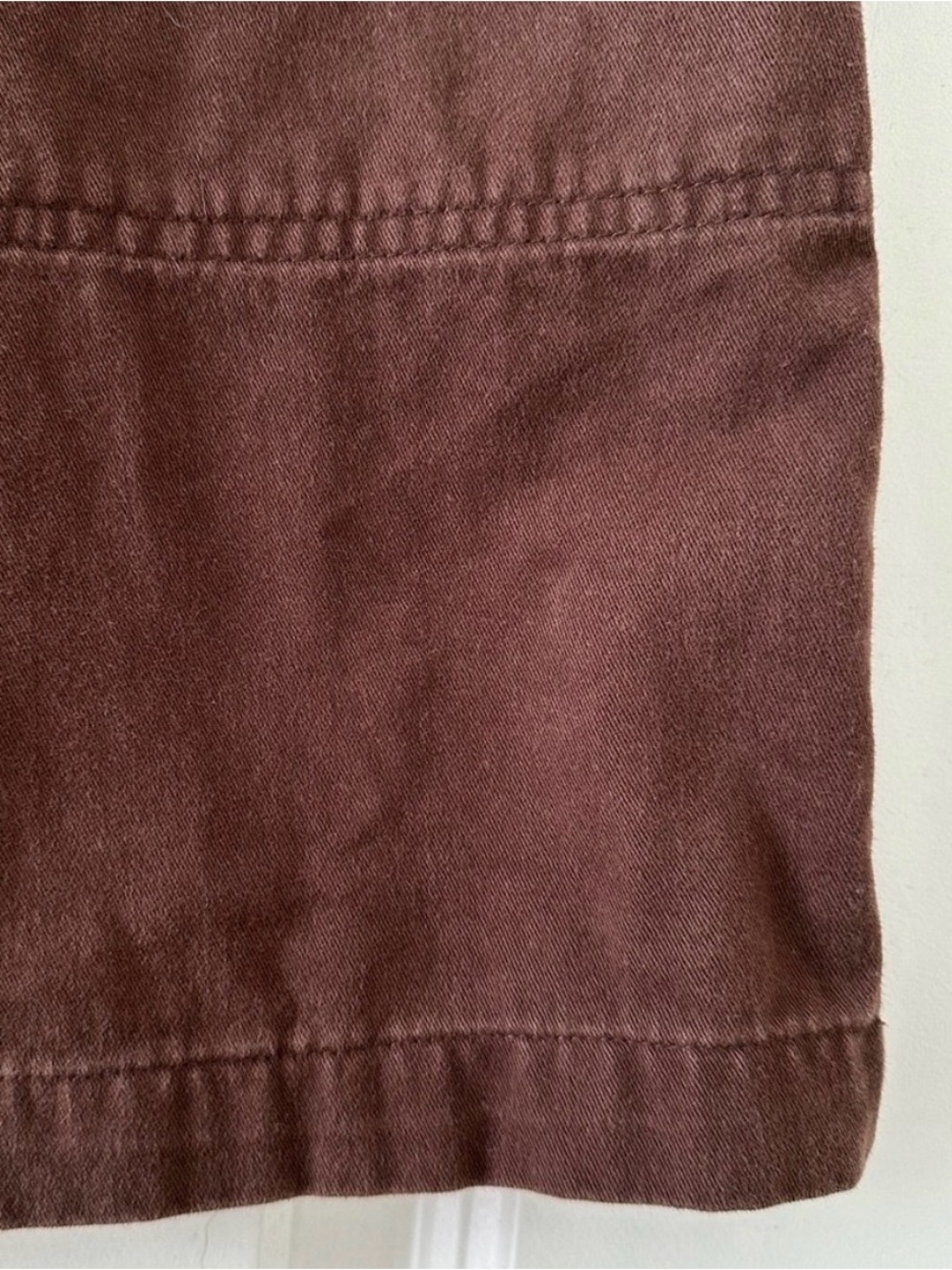 Vintage 90s Jones NY Brown Denim Mom Shorts Women’s Plus Size 16 Jorts Spring - Picture 7 of 14